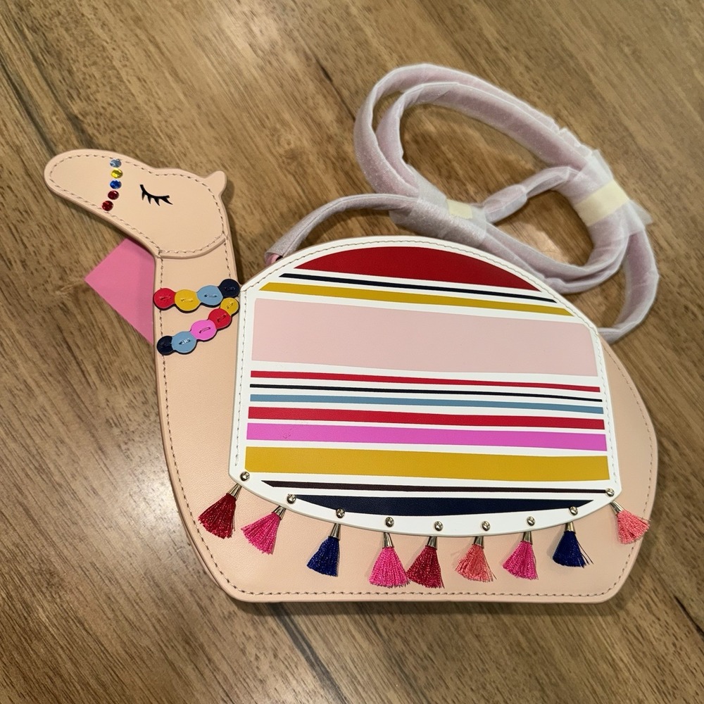 NWT KATE SPADE LEATHER CROSSBODY ICONIC CAMEL BAG WITH LONG STRAP COLLECTIBLE - Picture 12 of 16